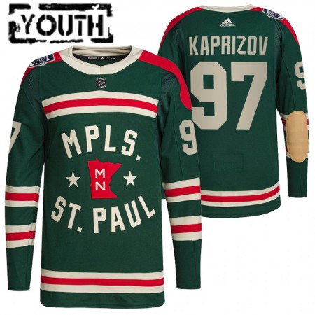 Dětské Hokejový Dres Minnesota Wild Kirill Kaprizov 97 2022 Winter Classic Authentic